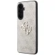 Dėklas Guess Leather 4G Metal Logo skirtas Samsung Galaxy A37 5G, rožinis
