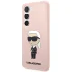 Karl Lagerfeld dėklas Samsung Galaxy S23+ telefonui, rožinis