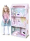 Ecotoys 4121 Wooden Dollhouse Rezydencja Jagodowa with Furniture