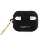 Dėklas Apple AirPods Pro ausinėms Hello Kitty Silicone 3D Kitty Head, juodas