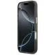 Karl Lagerfeld IML Glitter Karl & Choupette MagSafe dėklas iPhone 17, juodas
