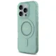 Guess dėklas iPhone 16 Pro Max su IML Rhinestones MagSafe, žalias