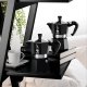 Bialetti Moka Express 0004953 kavinukas, 6 puodeliai, juodas