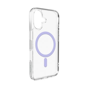 Puro Lite Mag dėklas, skirtas iPhone 17, skaidrus su rožiniu žiedu