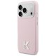Karl Lagerfeld Karl Head Logo MagSafe dėklas iPhone 17 Pro Max, rožinis