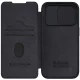 Leather Case with Camera Cover for iPhone 15 Pro Max Nillkin Qin Pro Leather - Black