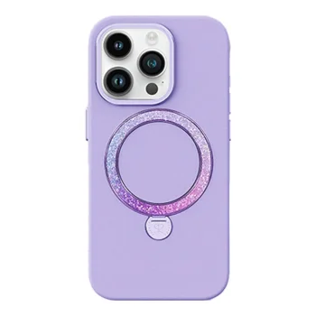 Dėklas Joyroom Dancing Circle PN-15L2 iPhone 15 Pro, violetinis