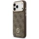 Guess 4G Strass Logo & Big Strap MagSafe dėklas iPhone 17 Pro Max, rudas