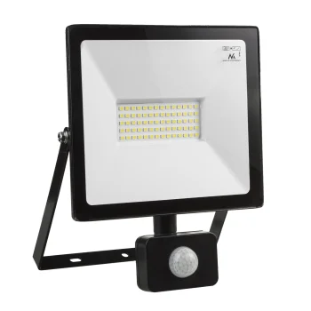 Maclean LED prožektorius su PIR judesio jutikliu 50W 4000lm 3000K IP44 MCE650 WW PIR