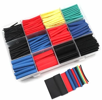 Heat Shrink Tubing Set, 800 Pcs, Mixed Colors