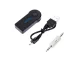 Bluetooth garso imtuvas su 3.5 mm AUX adapteriu, juodas