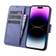 Icarer iPhone 14 Pro Max odinis dėklas 2in1 Anti-RFID, šviesiai alyvinis