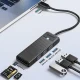 Orico PAPW3AT-U3 USB Hub with 3x USB-A 3.0 and microSD/SD Card Reader, 1.8m, Black