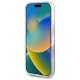 DKNY Repeat Texture Pattern With Stripe dėklas iPhone 16 su MagSafe, juodas