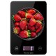 Electronic Kitchen Scale with Glass Platform and LCD, 5 kg