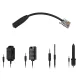 Sonoff AL010 jutiklių adapteris Jack 2.5 mm į RJ9, juodas