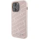Karl Lagerfeld dėklas, skirtas iPhone 15 Pro Max, Quilted K Pattern, rožinis