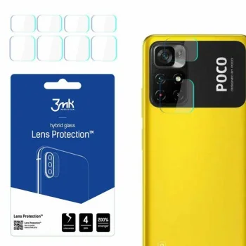 Xiaomi Poco M4 Pro 5G 3MK Lens Protection kameros apsauginis stiklas, 4 vnt.