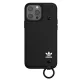 Adidas iPhone 13 Pro Max dėklas su rankos juostele, juodas