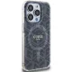 Guess IML GCube MagSafe dėklas, skirtas iPhone 15 Pro, juodas