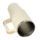 Thermal Mug with Straw and Handle, 1200ml, Cream