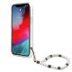 Guess iPhone 12 Pro Max dėklas Pearl, skaidrus