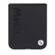 BMW Leather Hot Stamp dėklas telefonui Samsung Galaxy Z Flip 5, juodas
