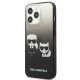 Karl Lagerfeld Gradient Ikonik Karl&Choupette dėklas iPhone 13 Pro / 13
