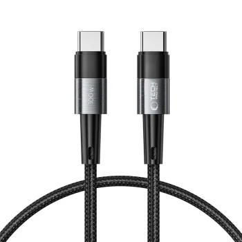 Laidas Tech-Protect UltraBoost USB-C į USB-C PD 100W 5A 25cm, pilkas
