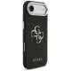 Guess Grained Big 4G Classic Logo dėklas, skirtas iPhone 17 Air, juodas