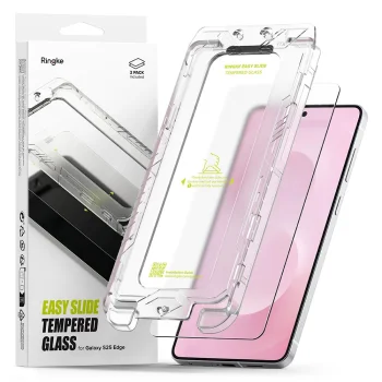 Apsauginis stiklas Ringke Easy Slide, skirtas Samsung Galaxy S25 Edge (2 vnt.)