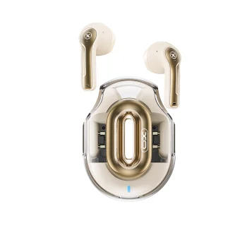 Belaidės TWS ausinės XO X43 Bluetooth 5.4, smėlio spalvos