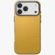 Uniq Lyden DS Magclick dėklas iPhone 17 Pro Max telefonui, geltonas/pilkas