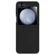 KALEBOL skysto silikono ir PC dėklas Samsung Galaxy Z Flip 5, juodas