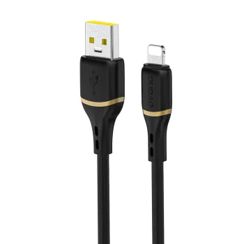 Dudao L25L 30W USB-A to Lightning Silicone Cable 1m - Black