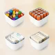 Plastic Storage Rack with 5 Drawers and Wheels, Blue