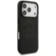 Mercedes Leather Vintage Logo MagSafe dėklas iPhone 17 Pro telefonui, juodas