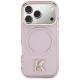 Karl Lagerfeld IML K Head Logo MagSafe dėklas iPhone 17 Pro Max, rožinis