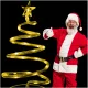 Šviečianti LED kalėdinė eglutė, šilta balta