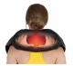 4FIZJO SHIATSU PRO+ Back Shoulder Neck Body Warming Pillow Massager, Black/Red