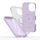 Tech-Protect Silicone MagSafe dėklas, skirtas iPhone 17 - violetinis