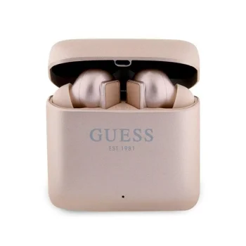 Guess GUTWSSU20ALEGP TWS belaidės ausinės, rausvo aukso