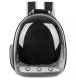 Folding Pet Cat Dog Travel Backpack Knapsack Rucksack Bag Case, 28-68x32x42cm, Black