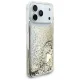Guess Liq. Glitter 4 Charms Phone Case Cover iPhone 17 Pro - Gold
