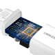 Wozinsky WGWCW USB-A USB-C 20W įkroviklis, baltas