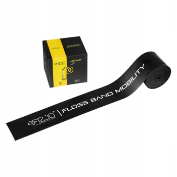 4Fizjo Floss Band reabilitacijos juosta, 1.5 mm, juoda