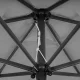 Sulankstomas sodo ir balkono skėtis Longwell 138049, 210 cm, pilkas