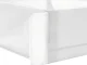 Baltas stalčiaus organizatorius apatiniam trikotažui ir kojinėms, 20x34x10 cm