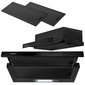 Telescopic Cooker Hood Berdsen BT-244 50 cm, 320 m³/h, Black