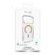 Puro Lite Mag dėklas iPhone 17 Pro Max, skaidrus su oranžiniu žiedu
